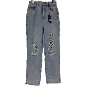 PacSun Playboy NWT Light Blue Distressed Denim Jeans | Women’s Size 26